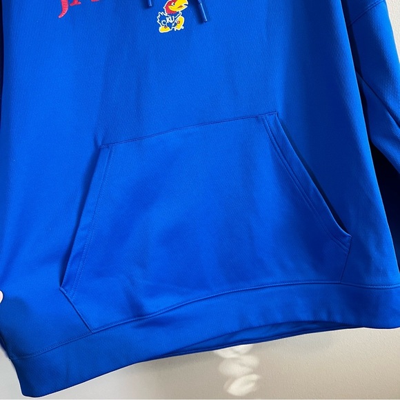 Adidas Blue Kansas Jayhawks KU Hoodie XL - Picture 4 of 10